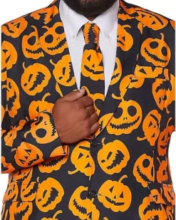 Adult Jack-O-Lantern Plus Size Suit -So Much Fun Its Scary Shop 01381524 c