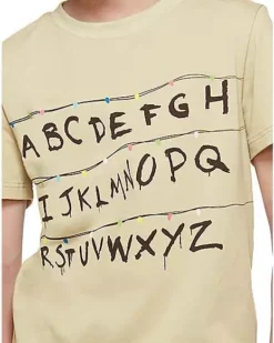 Kids Stranger Things Alphabet Wall T Shirt - Stranger Things -So Much Fun Its Scary Shop 01381797 d