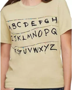 Adult Alphabet Wall T Shirt - Stranger Things -So Much Fun Its Scary Shop 01381979 c
