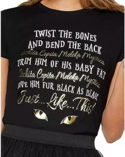 Twisted Bones Binx Spell T Shirt - Hocus Pocus -So Much Fun Its Scary Shop 01383702 c