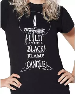 Black Flame T Shirt - Hocus Pocus -So Much Fun Its Scary Shop 01384130 c