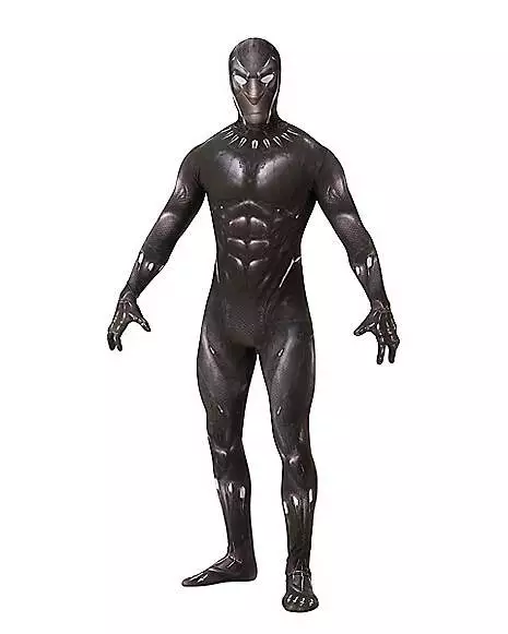 Adult Black Panther Skin Suit Costume - Marvel 1 Adult Black Panther Skin Suit Costume - Marvel