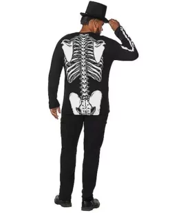 Long Sleeve Skeleton T Shirt -So Much Fun Its Scary Shop 01395417 b
