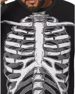 Long Sleeve Skeleton T Shirt -So Much Fun Its Scary Shop 01395417 c