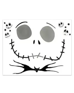 Kids Jack Skellington Face Decal - The Nightmare Before Christmas