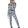 Adult Snow Camo Military Catsuit Costume