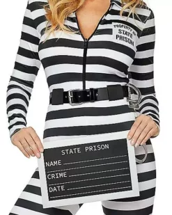 Adult Jailbird Catsuit Costume -So Much Fun Its Scary Shop 01464908 d