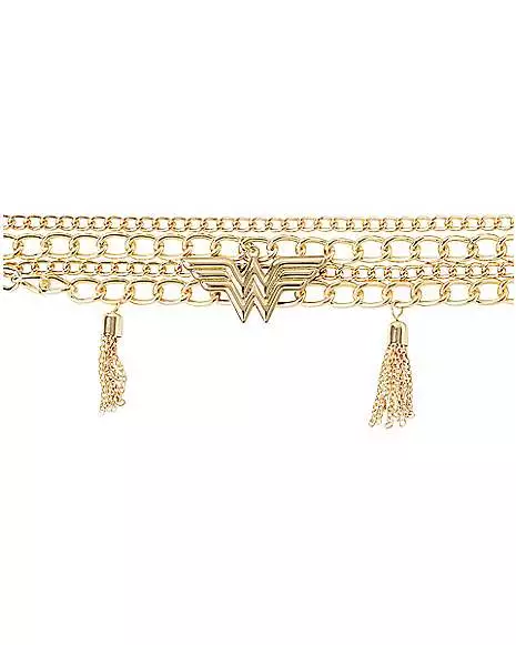 Wonder Woman Lasso Choker Necklace 1 Wonder Woman Lasso Choker Necklace