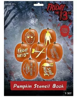 Friday The 13th Pumpkin Stencil Book