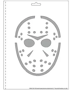 Friday The 13th Pumpkin Stencil Book -So Much Fun Its Scary Shop 01513662 c