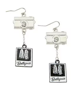 Beetlejuice Polaroid Earrings
