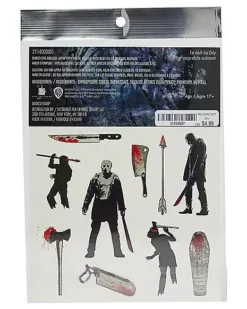 Friday The 13th Temporary Tattoos -So Much Fun Its Scary Shop 01542927 c