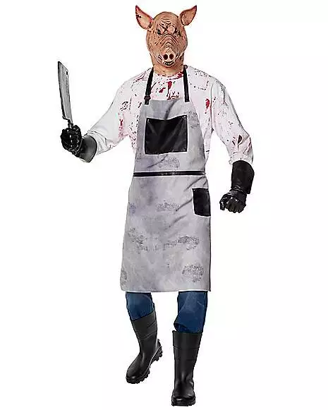 Adult Pig Butcher Costume 1 Adult Pig Butcher Costume