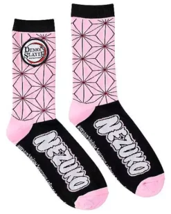Nezuko Kamado Crew Socks - Demon Slayer