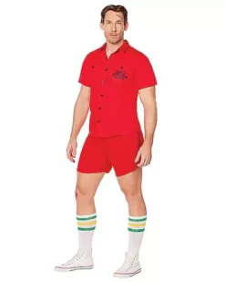 Adult Camp Crystal Lake Button Down Shirt - Friday The 13th -So Much Fun Its Scary Shop 01565647 c