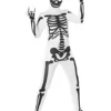 Black And White Skeleton Skin Suit Costume
