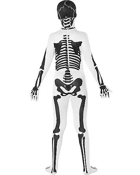 Black And White Skeleton Skin Suit Costume 3 Black And White Skeleton Skin Suit Costume - Image 3