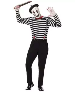 Adult Creepy Mime Costume
