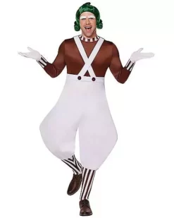 Adult Oompa Loompa Costume - Willy Wonka And The Chocolate Factory