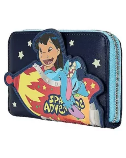 Loungefly Glow In The Dark Space Adventure Zip Wallet - Lilo & Stitch -So Much Fun Its Scary Shop 03915683 c