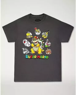 Super Mario Bowser And Friends T Shirt- Nintendo