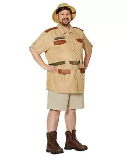 Adult Men's Zookeeper Plus Size Costume -So Much Fun Its Scary Shop 07518327 c