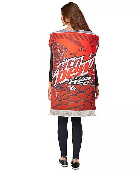 Adult Code Red Costume - Mountain Dew 4 Adult Code Red Costume - Mountain Dew - Image 4
