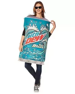 Adult 3D Mountain Dew Baja Blast Costume -So Much Fun Its Scary Shop 07656556 c